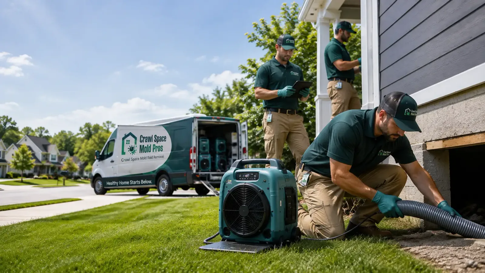 Crawl Space Mold Removal in Bethalto, IL